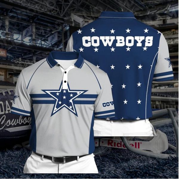 Dallas Cowboys Polo Shirt Pl02 Mens 3D - Xtrendingprint