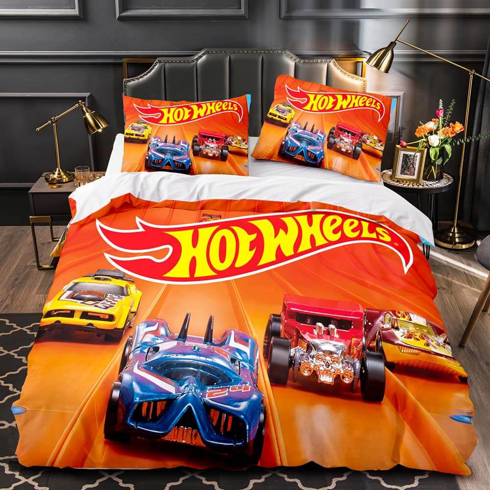 Hot Wheels Cosplay Bedding Set Quilt Covers 10302 - Xtrendingprint